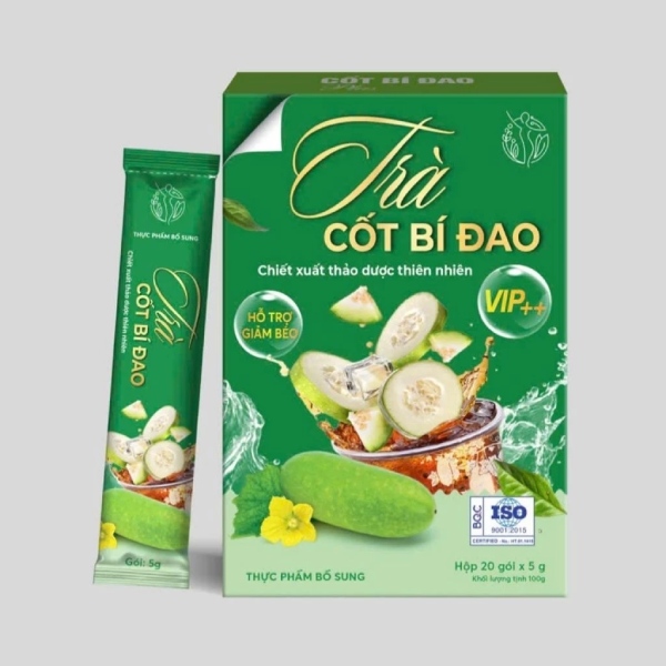 In Hoa Long nhận thiết kế và in ấn Hộp giấy đựng trà bí đao sang trọng
