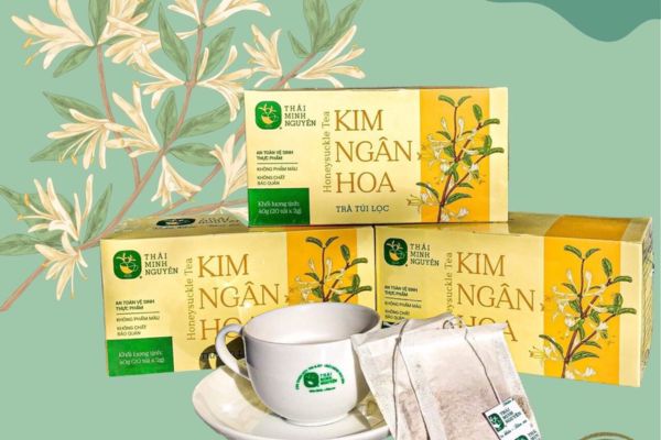 In hộp trà kim ngân hoa giá rẻ, chuyên nghiệp