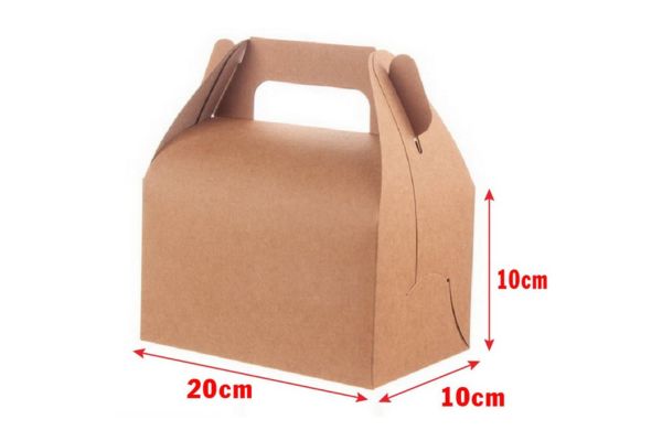 Hộp giấy kraft có quai giá rẻ, chất lượng