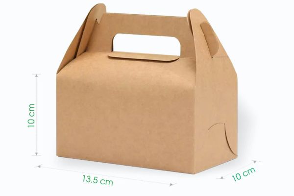 Hộp giấy kraft có quai giá rẻ, chất lượng