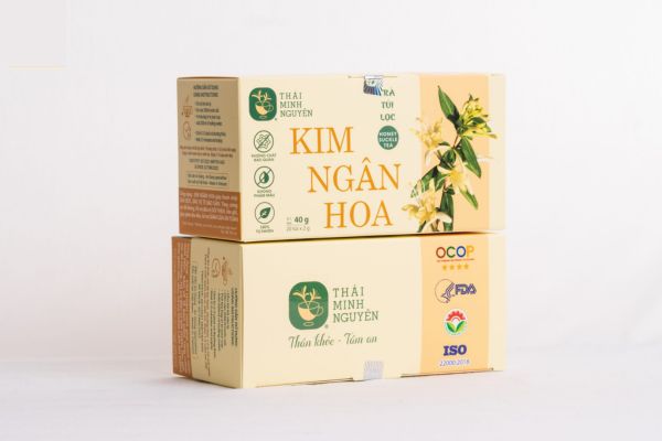 In hộp trà kim ngân hoa giá rẻ, chuyên nghiệp