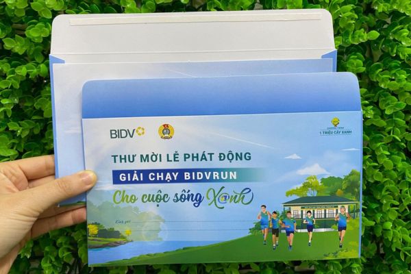 In bao thư BIDV giá rẻ, thiết kế theo yêu cầu
