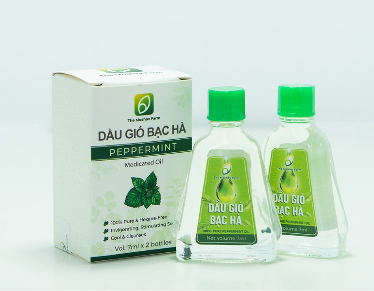 In hộp đựng dầu gió bạc hà