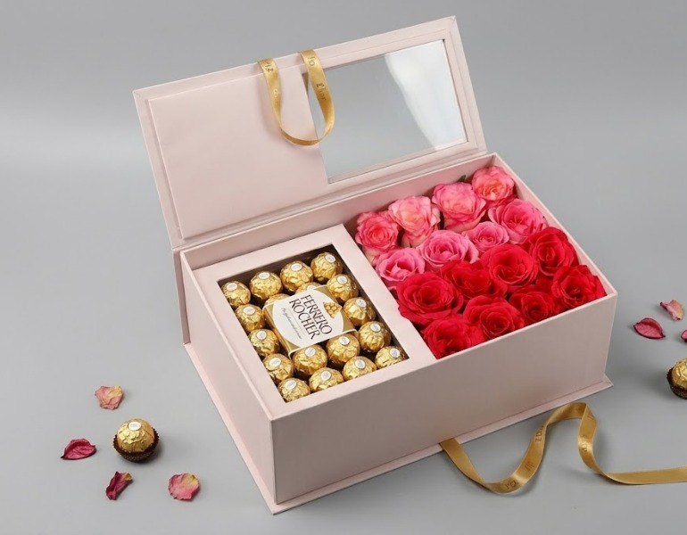 In hộp đựng quà tặng Valentine cao cấp