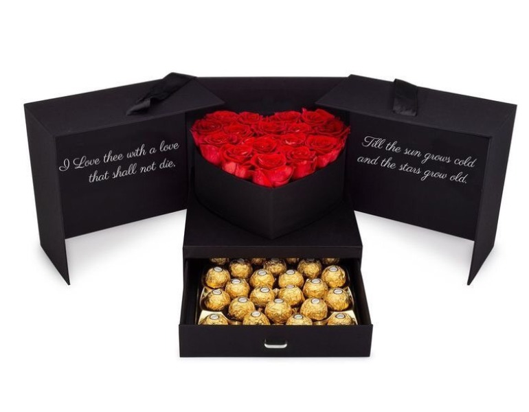 In hộp đựng quà tặng Valentine độc đáo