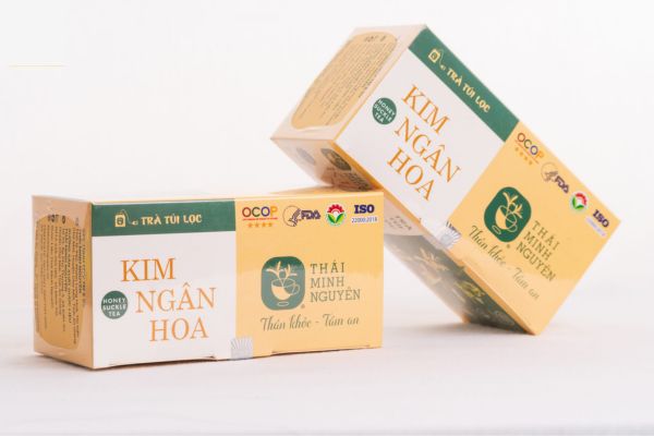 In hộp trà kim ngân hoa giá rẻ, chuyên nghiệp