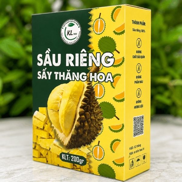 In hộp sầu riêng sấy giá rẻ, thiết kế theo yêu cầu