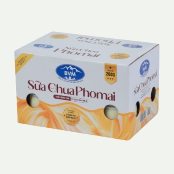 In hộp giấy đựng sữa chua In hộp giấy đựng sữa chua giá rẻ, thiết kế theo yêu cầu