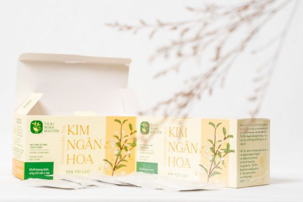 In hộp trà kim ngân hoa giá rẻ, chuyên nghiệp