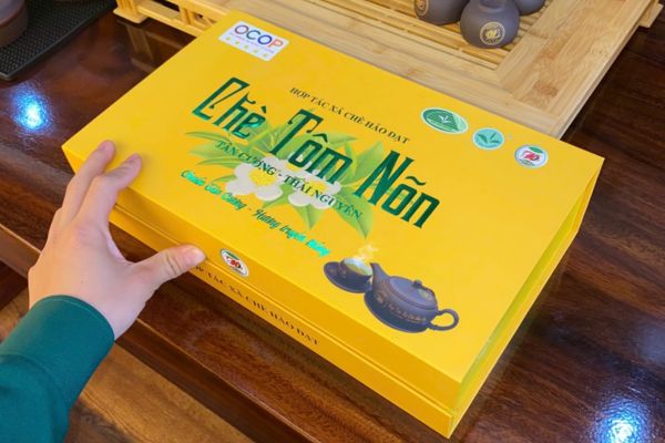 In hộp chè tôm nõn giá rẻ, chất lượng cao