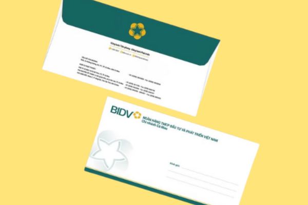 In bao thư BIDV giá rẻ, thiết kế theo yêu cầu