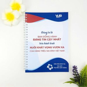 In sổ tay lò xo A5 – Giải pháp sổ tay tiện dụng, chuyên nghiệp