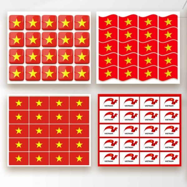 In sticker cổ vũ bóng đá đẹp mắt giá rẻ In sticker cổ vũ bóng đá giá rẻ
