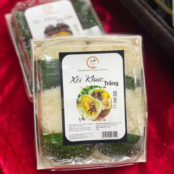 In tem dán hộp xôi khúc giá rẻ, chất lượng cao