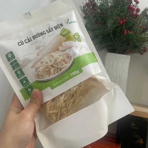 In Hoa Long nhận in tem nhãn củ cải sấy khô đẹp