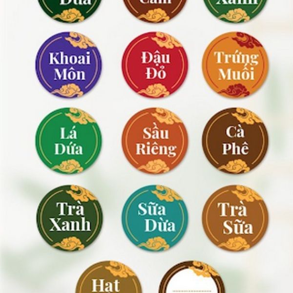 In tem nhãn nhân bánh giá rẻ, thiết kế theo yêu cầu