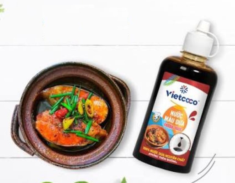 In tem nhãn nước màu dừa theo yêu cầu