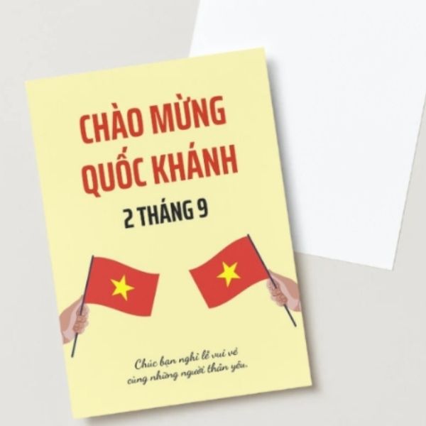 In thiệp mừng 2-9 In thiệp mừng 2-9 giá rẻ, mẫu đẹp