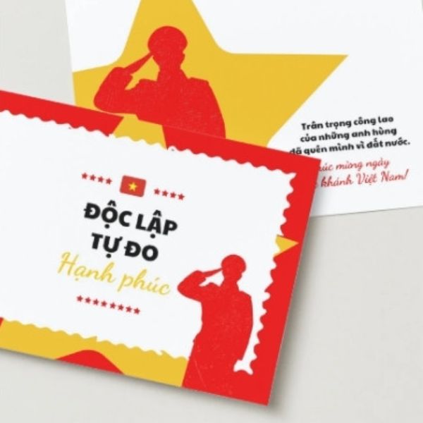 In thiệp mừng 2-9 giá rẻ, mẫu đẹp