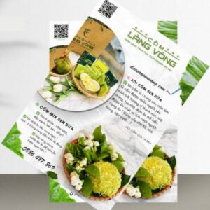 In tờ rơi cốm phố cổ giá rẻ mẫu đẹp uy tín tại Hà Nội