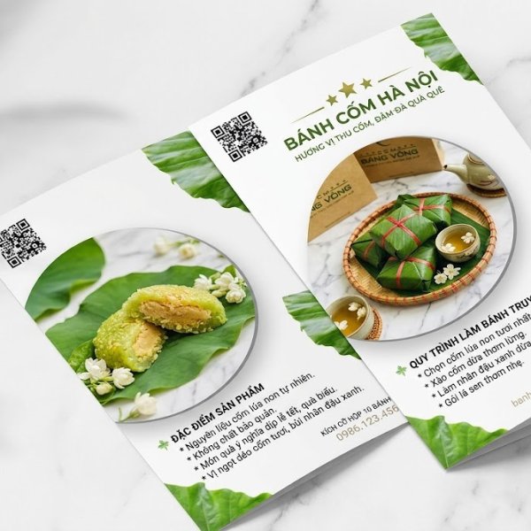 In tờ rơi cốm phố cổ giá rẻ, mẫu đẹp In tờ rơi cốm phố cổ giá rẻ