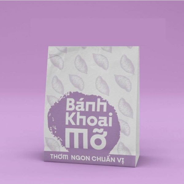 Túi đựng bánh khoai mỡ Túi giấy đựng bánh khoai mỡ giá rẻ, mẫu đẹp