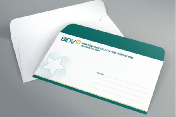In bao thư BIDV giá rẻ, thiết kế theo yêu cầu