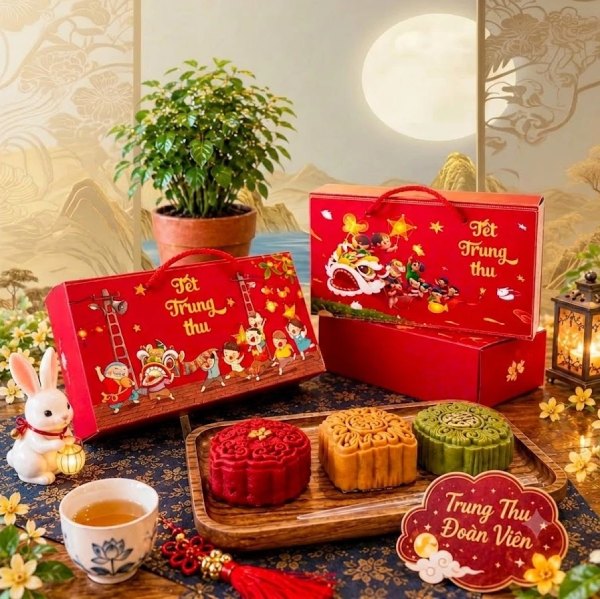 In Hoa Long nhận thiết kế và in ấn mẫu hộp bánh trung thu 2026 chuyên nghiệp