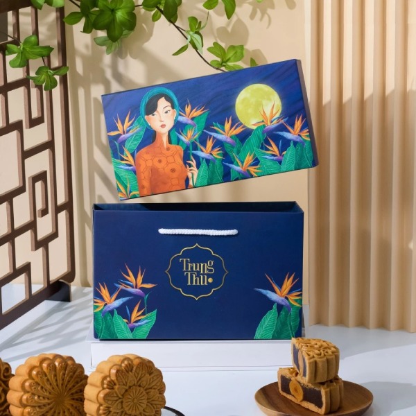 In Hoa Long nhận thiết kế và in ấn mẫu hộp bánh trung thu 2026 đẹp