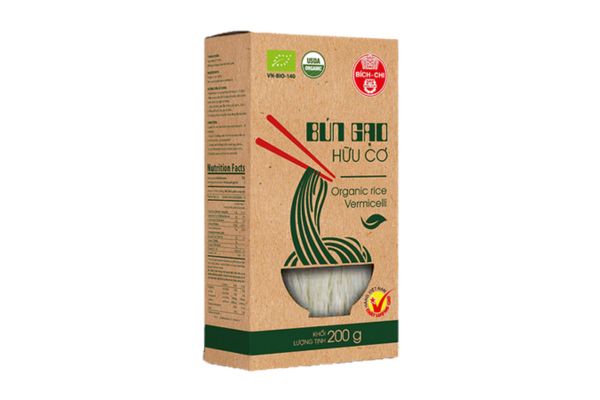 Mẫu hộp giấy đựng bún khô đẹp, chất lượng cao