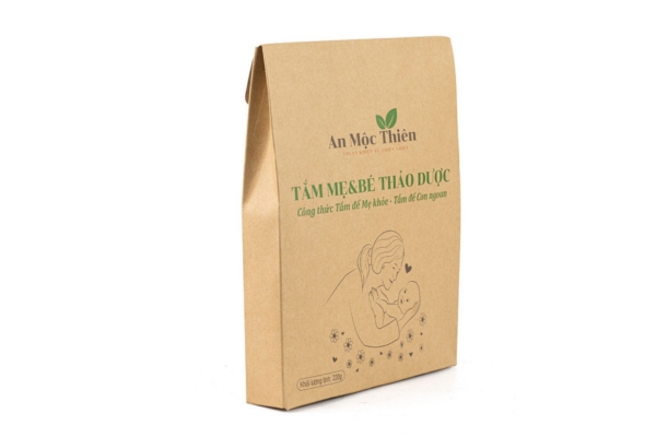 Mẫu hộp đựng bột tắm thảo mộc thu hút