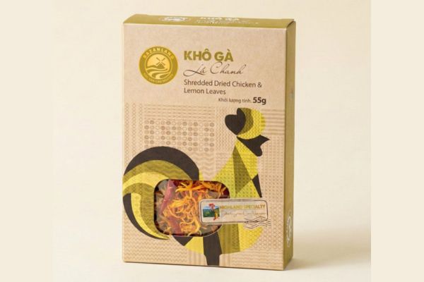 Mẫu hộp giấy đựng khô gà giá rẻ, chất lượng cao