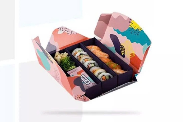 Mẫu hộp giấy đựng kimbap đẹp mắt