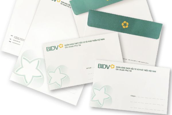 In bao thư BIDV giá rẻ, thiết kế theo yêu cầu
