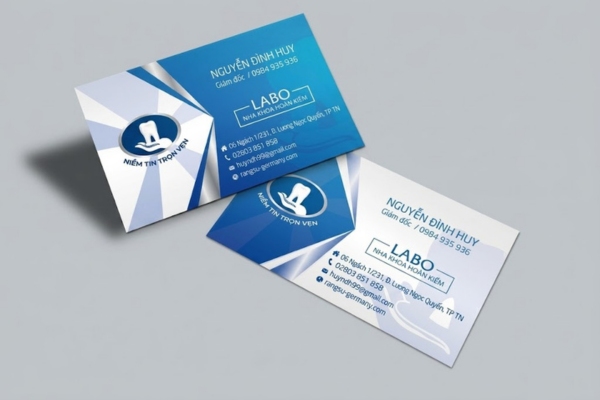 In card visit cán mờ đẹp mắt