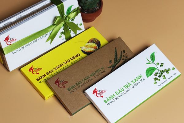 Mẫu hộp bánh đậu xanh giá rẻ, thiết kế chuyên nghiệp