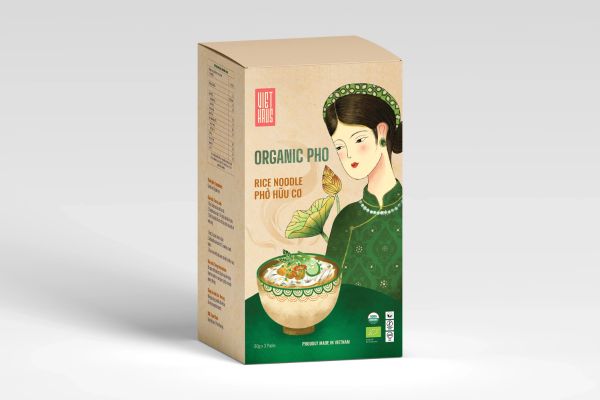 Mẫu hộp giấy đựng bún khô đẹp, chất lượng cao