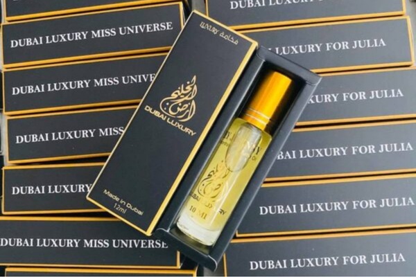 Mẫu in hộp tinh dầu Dubai 1 chai