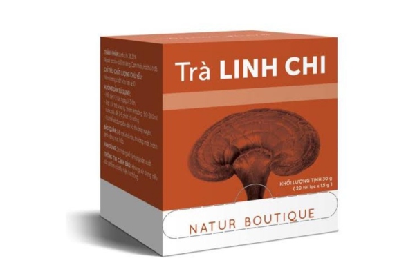 Mẫu in hộp trà Linh Chi đẹp mắt