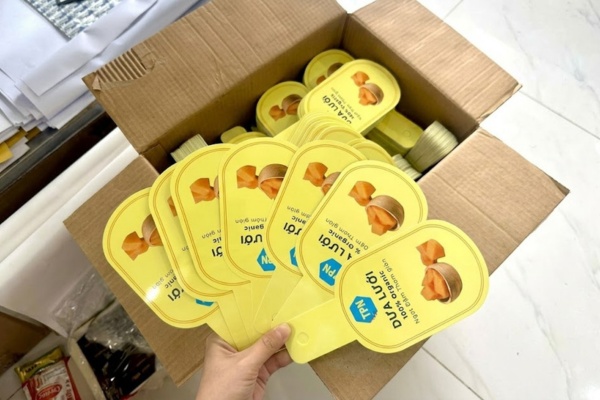 Mẫu in tag trái cây ấn tượng