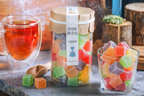 Mẫu in tem nhãn kẹo dẻo handmade đẹp mắt