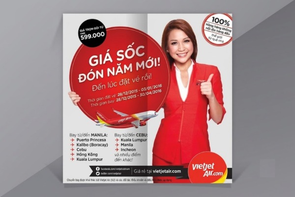 Mẫu tờ rơi phòng vé máy bay thu hút