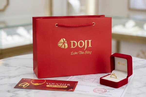 Mẫu túi đựng trang sức DOJI