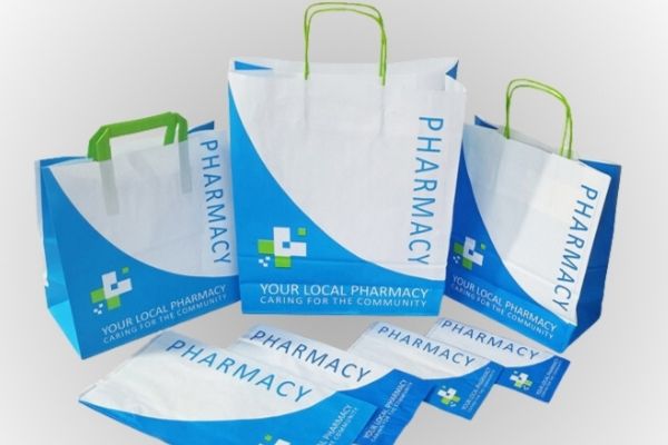 Mẫu túi giấy kraft nhà thuốc giá rẻ, chất lượng