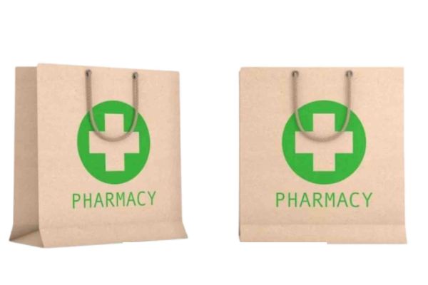 Mẫu túi giấy kraft nhà thuốc giá rẻ, chất lượng