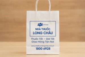 Mẫu túi giấy kraft nhà thuốc giá rẻ, chất lượng
