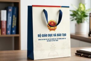 13+ Mẫu túi giấy bộ giáo dục và đào tạo trang nhã