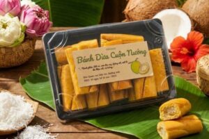 25+ Mẫu in tem nhãn bánh dừa nướng đẹp mắt