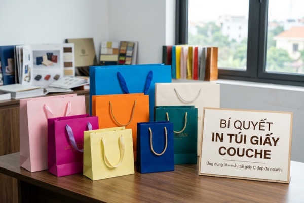 Bí quyết in túi giấy Couche chuẩn đẹp