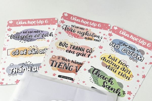 Sticker tựa đề văn học giá rẻ, mẫu đẹp
